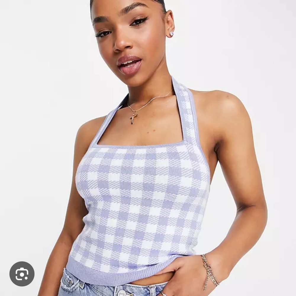 🩷 *PINK* Abercrombie Knit Halter Top Tank